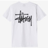 스투시 반팔티 베이직 로고 프린트 반팔티셔츠 STUSSY