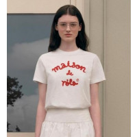 로라로라 여성용 MAISON DE ROLA EMBROIDERY 티셔츠