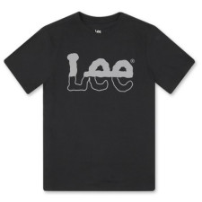 Lee 스플리트 탑 아웃라인 로고 티셔츠