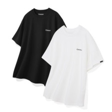커버낫 남녀공용 로고 반팔 티셔츠 CO2403STE1 2p