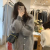 루즈핏 앙고라 니트 가디건